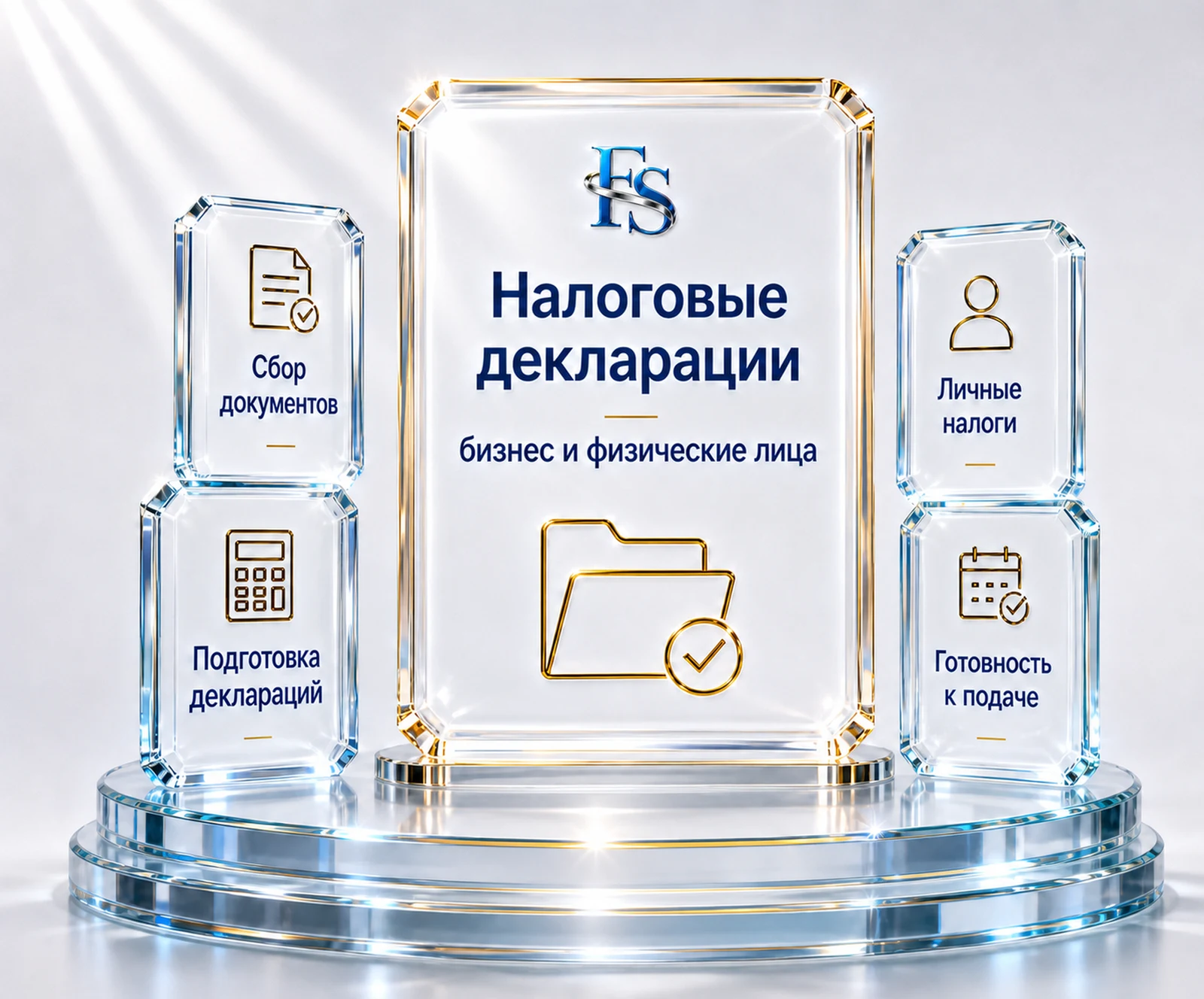Папка документов за налоговый год: W-2, 1099, прошлая декларация, уведомления IRS и данные бизнеса