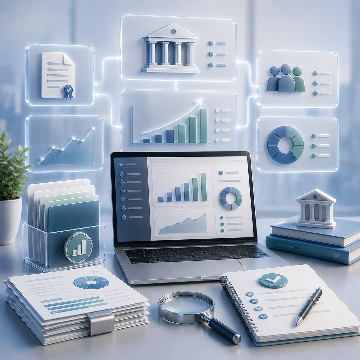 IRS 2026 inflation adjustments review with federal tax update dashboards, planning records, and document checklist