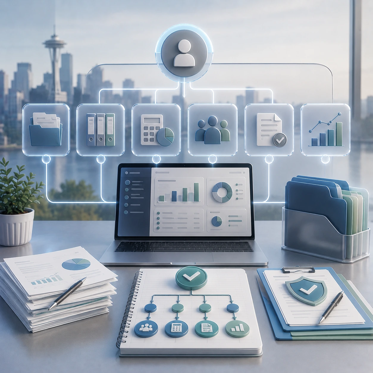 Seattle area bookkeeper, accountant, tax preparer, payroll, sales tax, and cleanup bookkeeping decision workflow