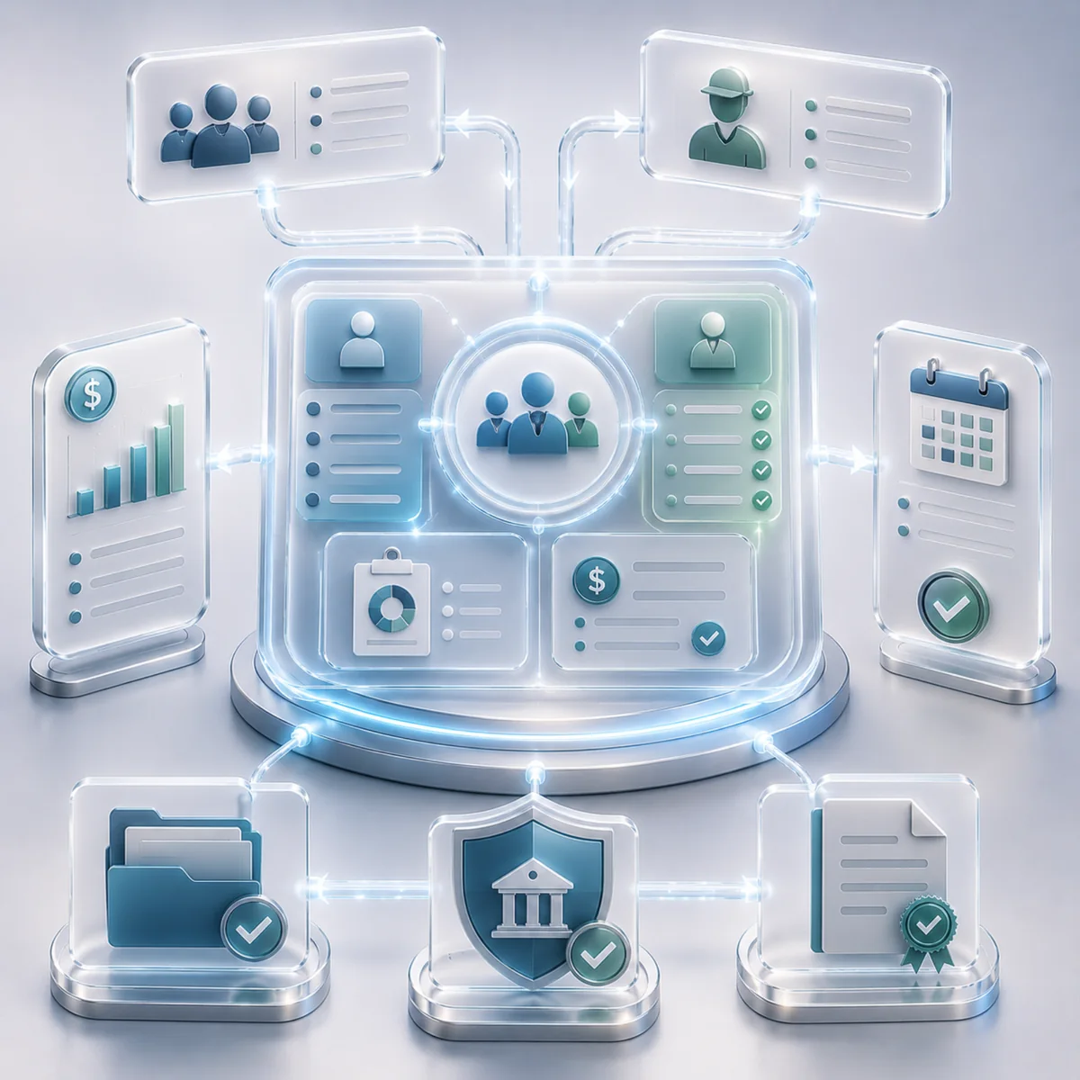 Payroll records and quarterly filing support for small businesses
